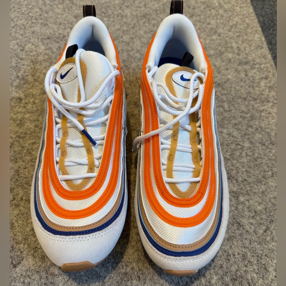 Nike Air Max 97 Golf shoe orange and beige size 11